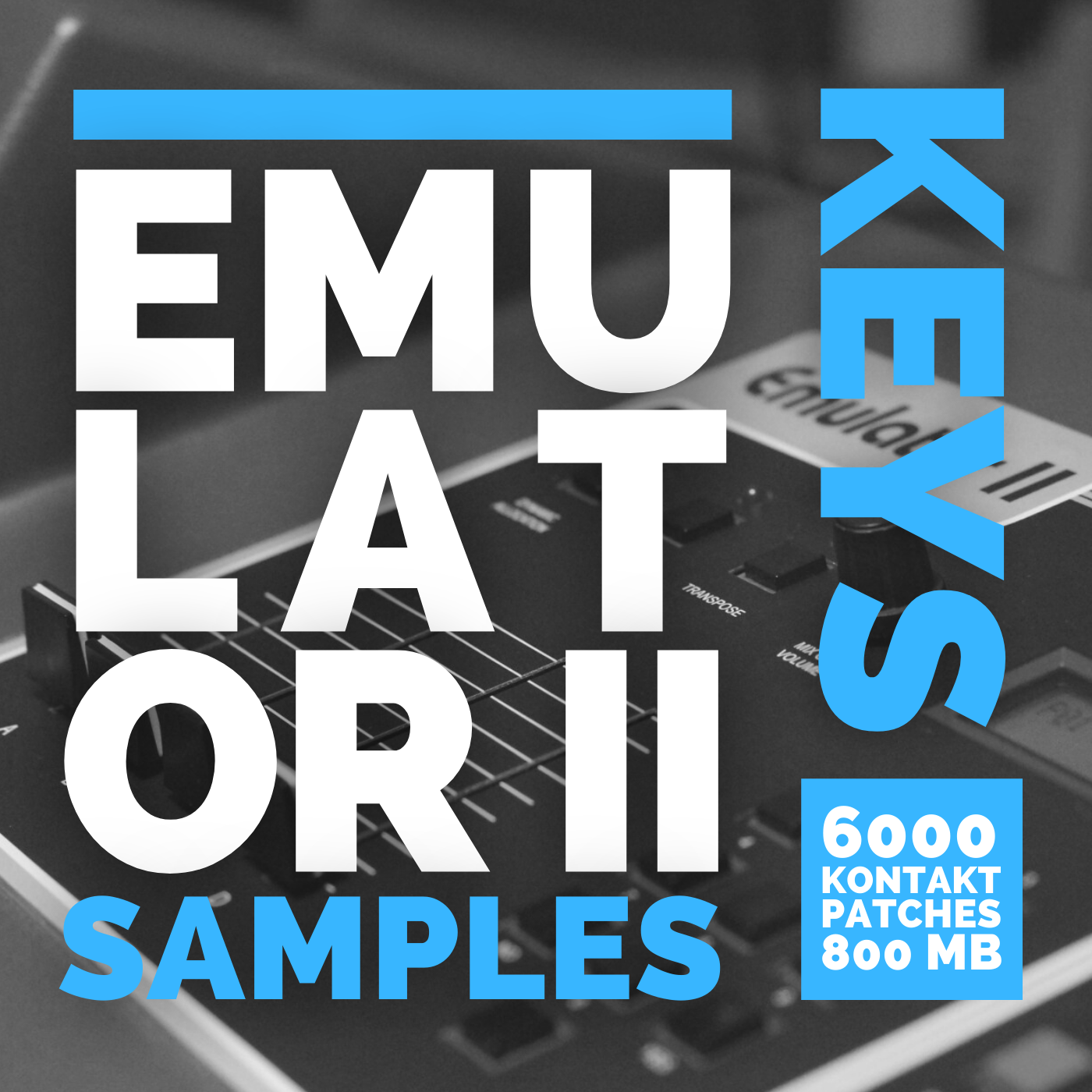 TailOut Tape Samples Vol.1 "Emulator II" (2600Drums+6000Keys, 1.1GB)