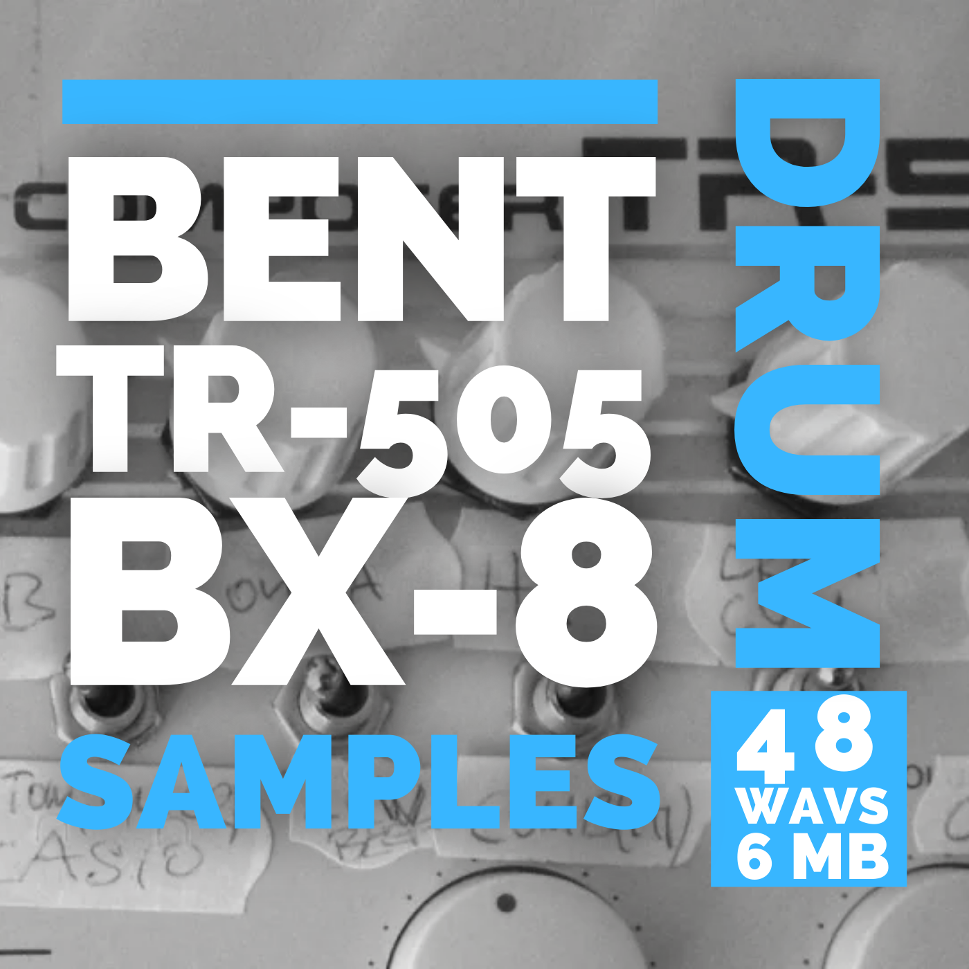 Roland TR-505 bent in BOSS BX-8 Mixer SAMPLES (48 WAVS, 6MB)
