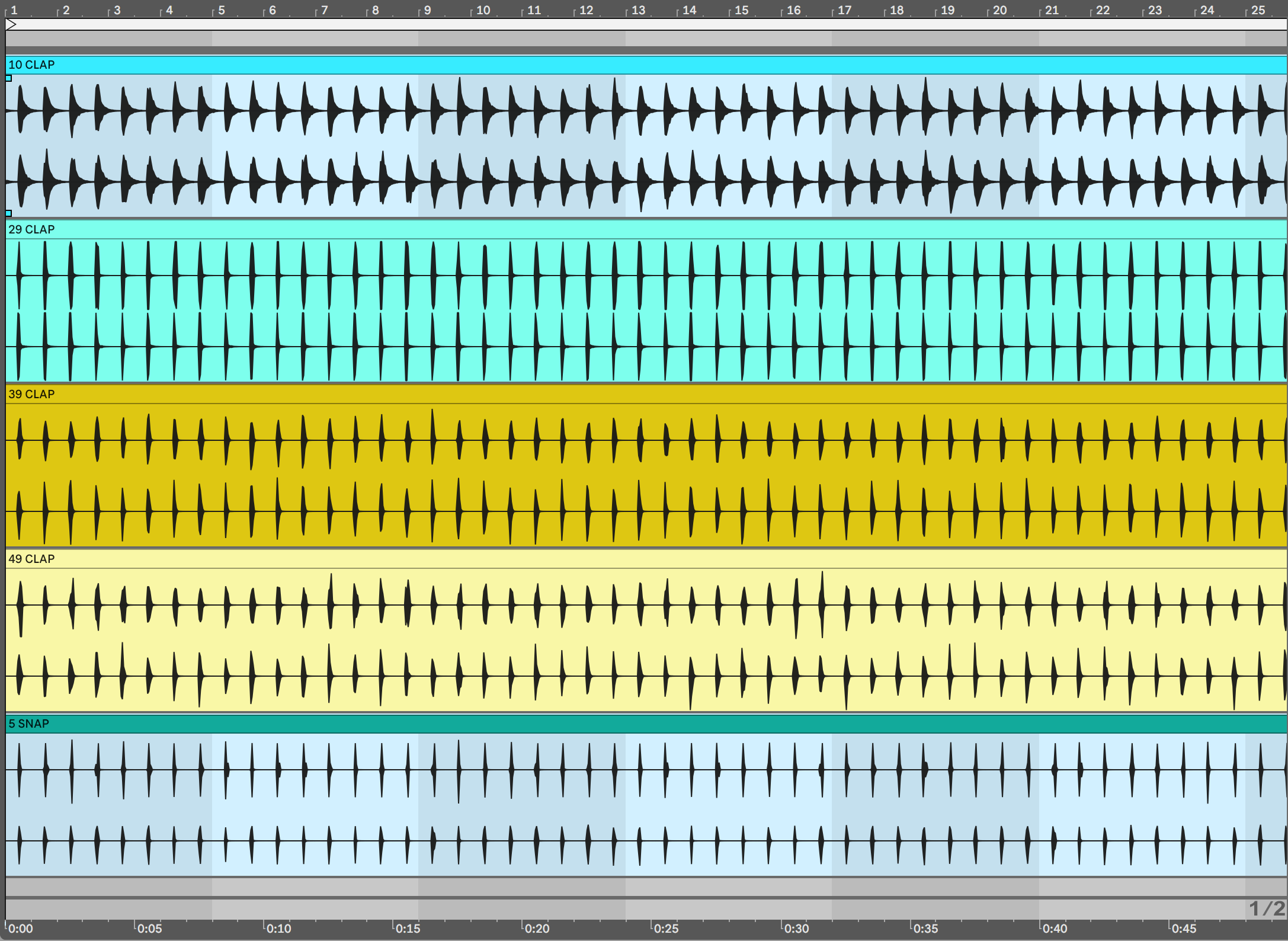 TailOut Samples Organic Clap´n´Snap Loops Live set - Image 3
