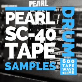 PEARL SC 40 TAPE DRUMS