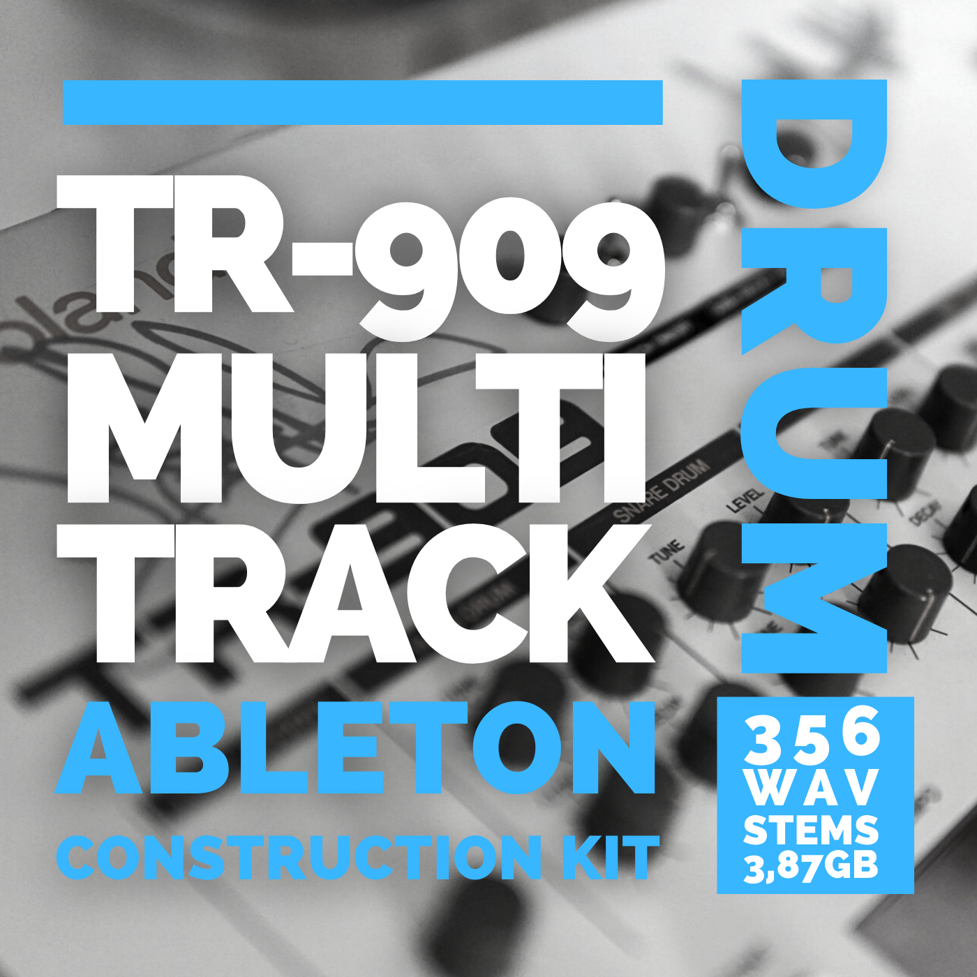 Roland TR-909 Multitrack Ableton Live Set (356 Wav STEMS, 3,87GB)