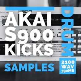 AKAI S900 KICKS SAMPLES (2100 WAVS, 390MB)